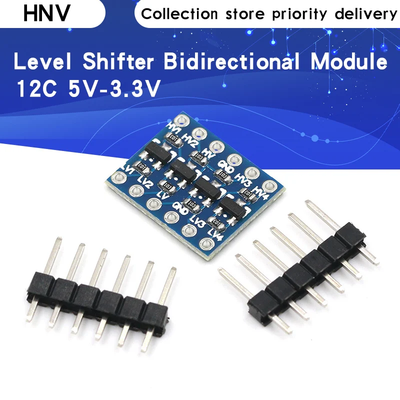 

IIC I2C Logic Level Converter Bi-Directional Module 5V to 3.3V For Arduino