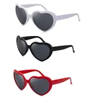 Очки с эффектом дифракции, игрушечные очки в форме сердца, солнцезащитные очки для уличных вечеринок, фейерверков