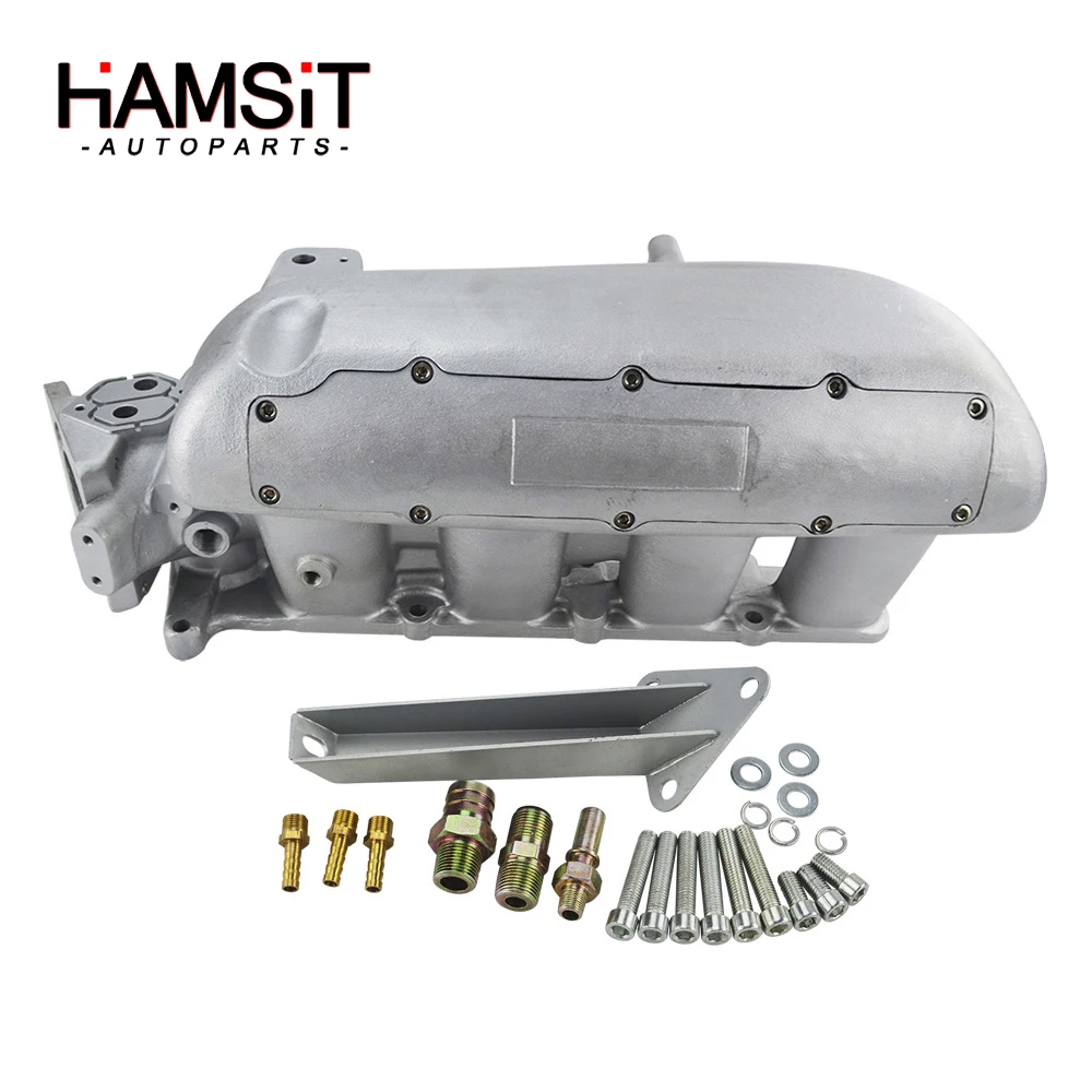 Hamsit Aluminum Sandblasted Intake Manifold Car modification For Mazda 3 Ford Focus Duratec | Автомобили и мотоциклы