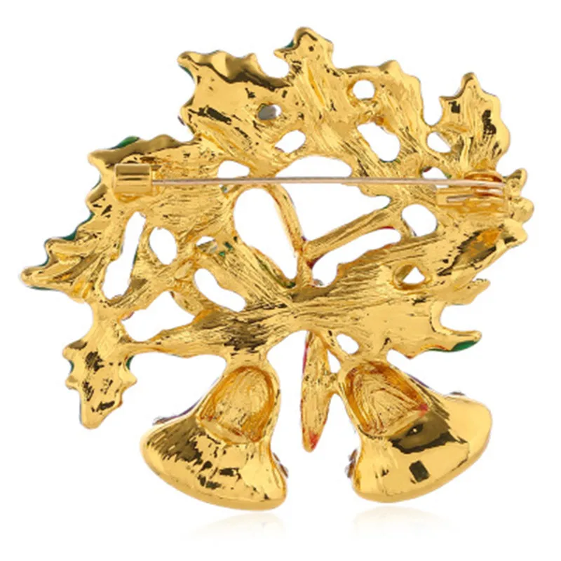 Рождественский Колокольчик Броши подвески из сплава масляные творческие