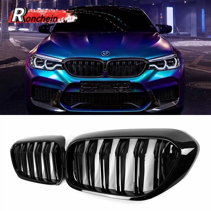 Автомобильный гоночный гриль RONCHEIN для BMW 5 серии 2017 2020 G30 F90 глянцевый черный
