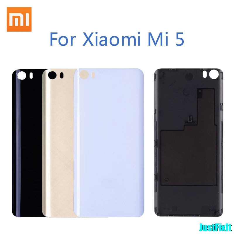 Оригинальная Пластиковая Задняя крышка батареи для Xiaomi mi 5 задняя крышка батарейного отсека задняя крышка корпуса Замена для Xiaomi mi 5 mi 5 M5