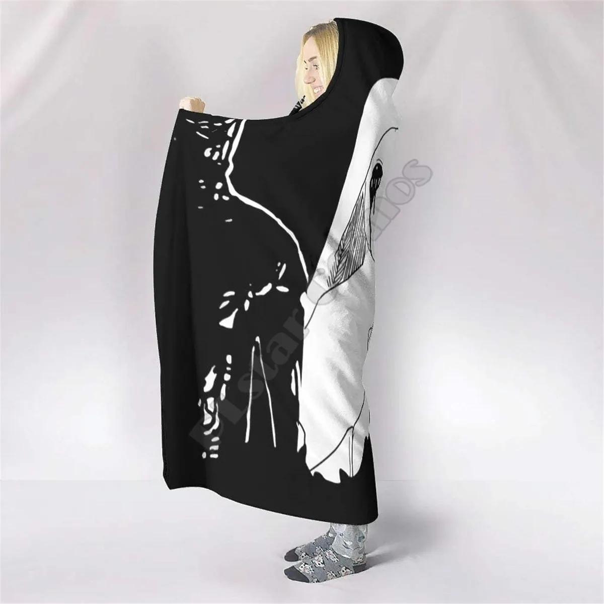 

A Horror Story Character Hooded Blanket 3D print Wearable Blanket Adults men women Polynesian Drop Shipping 06