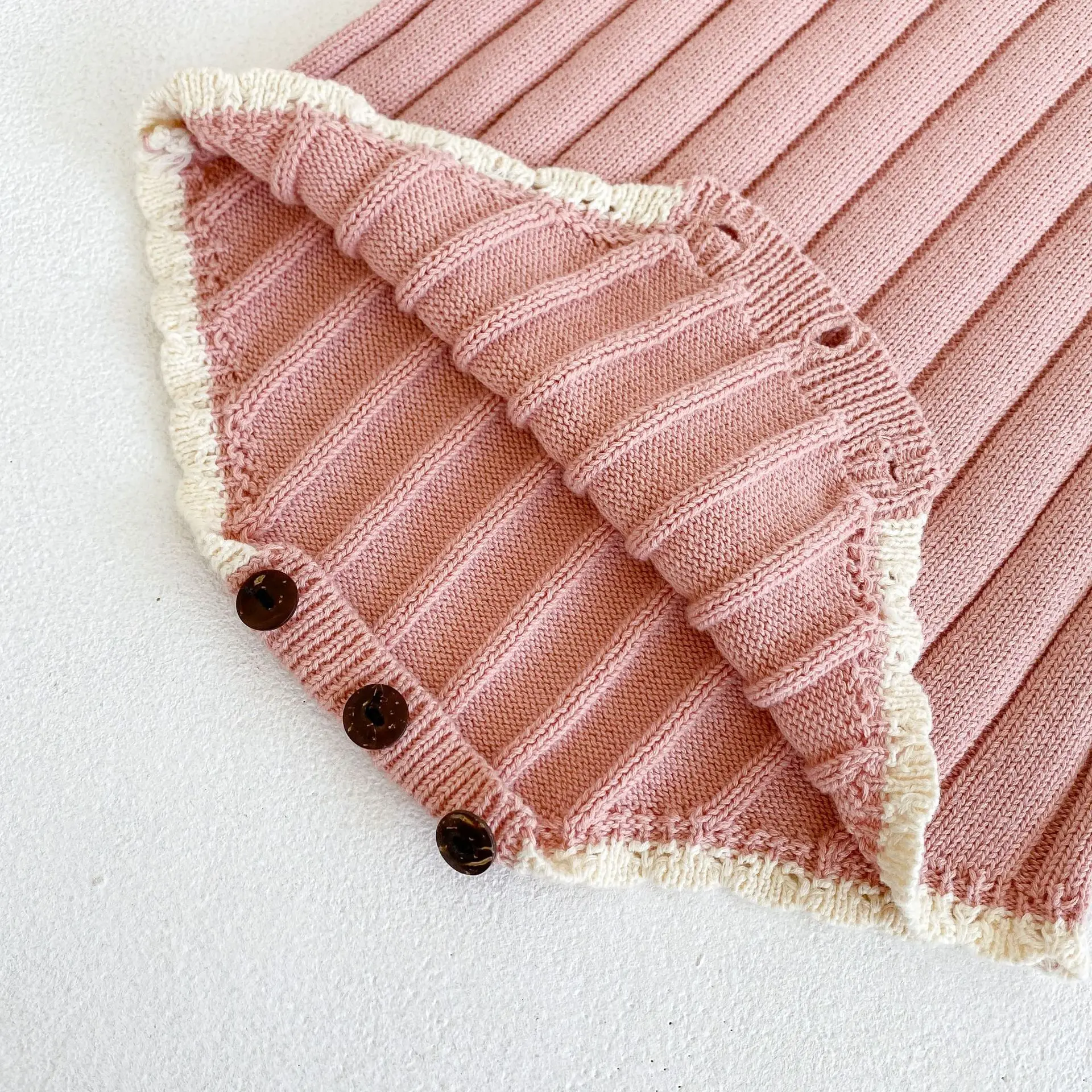 

BOBOTCNUNU Autumn New Baby Bodysuit Toddler Knit Jumpsuits Infant Knitwear Front Bow Baby One Piece