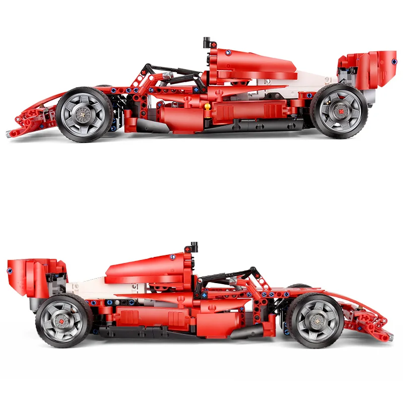 Yeshin MOC автомобильный мотор функция автомобили моторная техника автомобиль F1 гоночный скоростной автомобиль строительные блоки кирпичи сборка автомобиля Модель детские игрушки