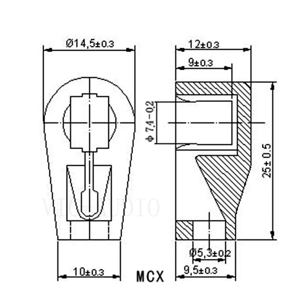 Керамическая трубка 7 4 мм 10 шт. крышка для вакуумной трубки MCX 6J1 винтажный