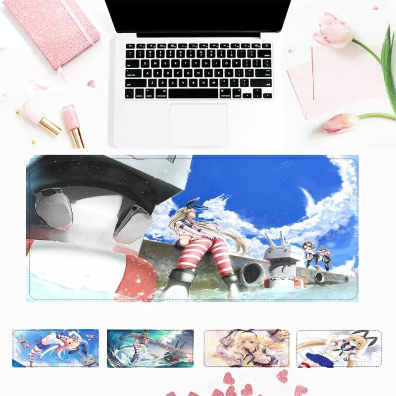 

Vip KanColle Kantai Collection Shimakaze Mouse Pad Gamer Keyboard Maus Pad Desk Mouse Mat Game Accessories For Overwatch