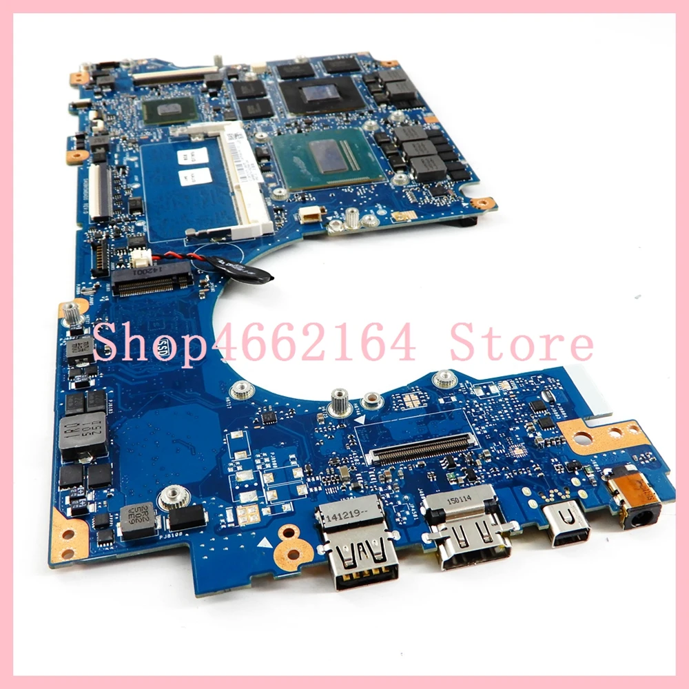 N501JW With i7-4720HQ CPU Mainboard For ASUS ROG UX501J G501J UX50JW FX60J laptop motherboard 8GB RAM GTX960M 100% Tested | Компьютеры и
