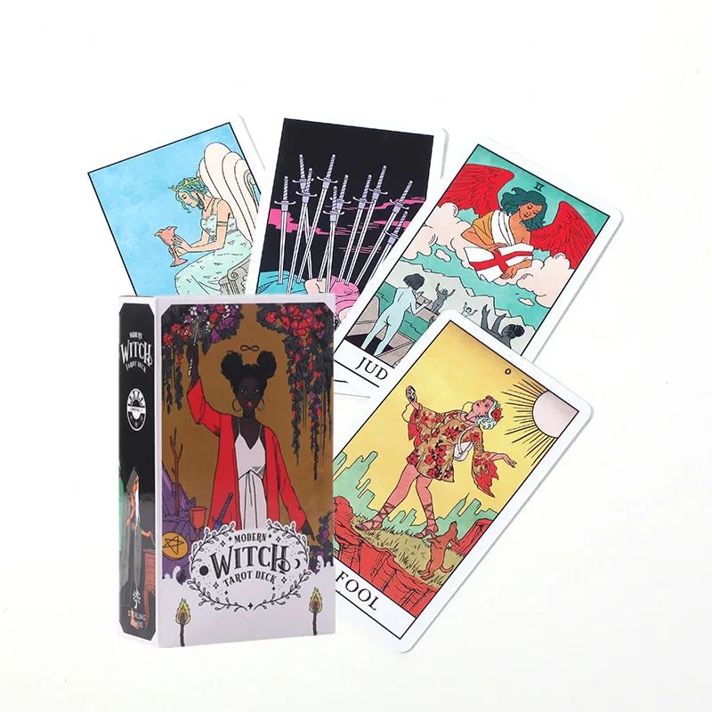 

The Modern Witch Tarot Deck Guidebook Card Table Card Game Magical Fate Divination Card