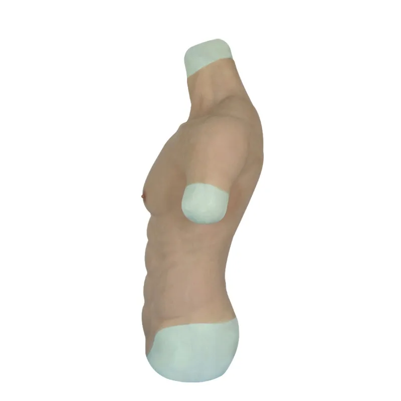 New Realistic Fake Muscle Belly Macho Silicone Artificial Simulation Muscle Skin Up Body Artificial Cosplay Latex Shapewear