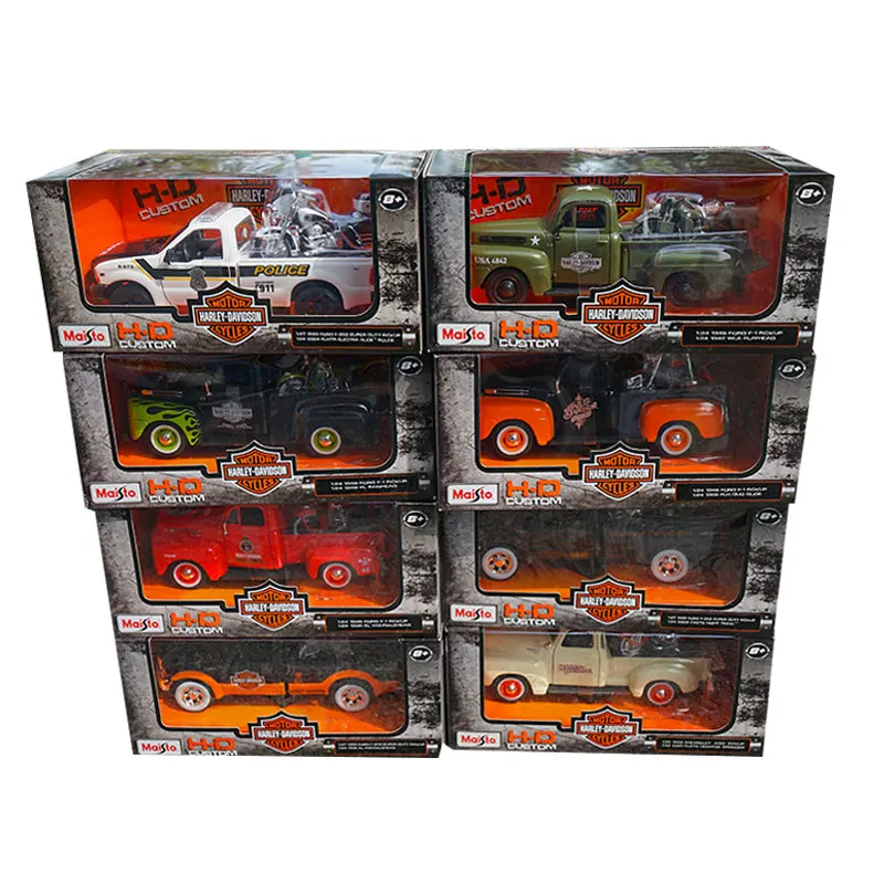 

Maisto 1:24 1999 Ford F-350 SUPER DUTY PICKUP + motorcycle simulation alloy car model crafts decoration collection toy gift
