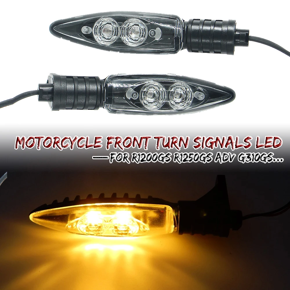

Blinker Turn Signals Motorcycle LED Indicators For BMW R1250GS R1200GS Adventure G310R/GS S1000RR S1000R K1300S R1200R F800GS/R