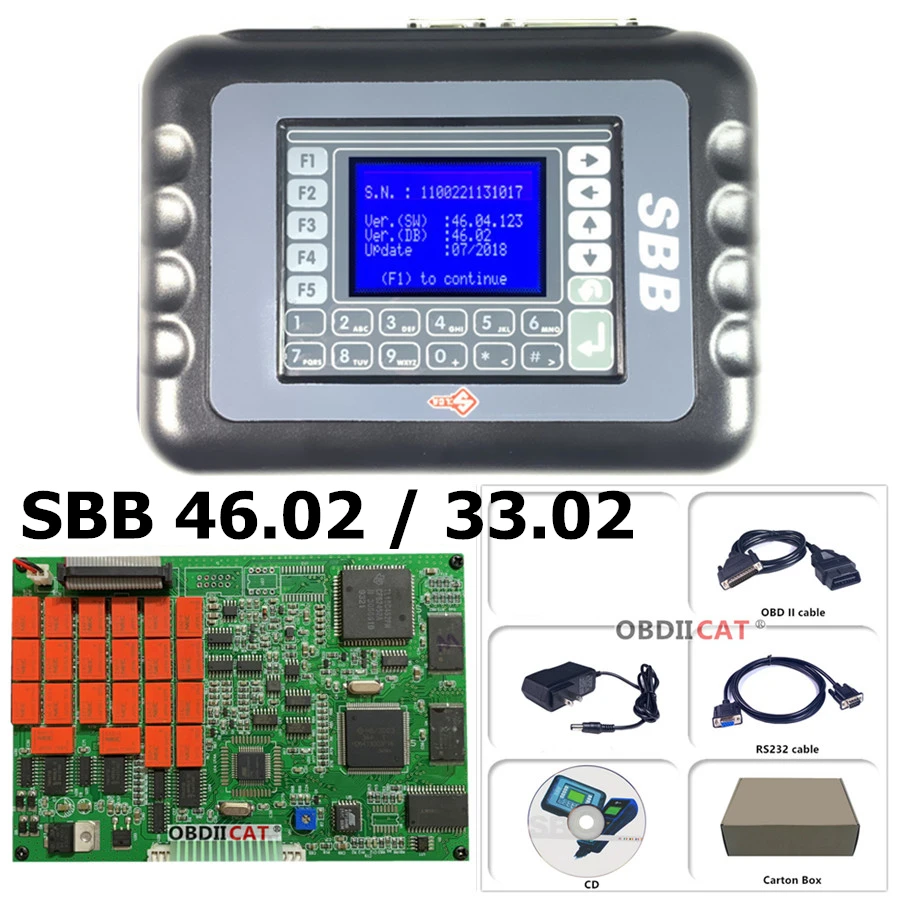 Программатор для ключей одна плата SBB v46 02 v3302 устройство изготовления бесплатная