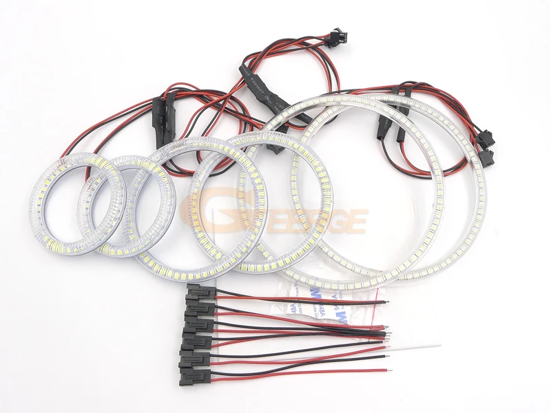 Для Тойота Супра MKIV A80 1993 2002 отличный 6 шт. супер яркий SMD led Ангельские Глазки halo