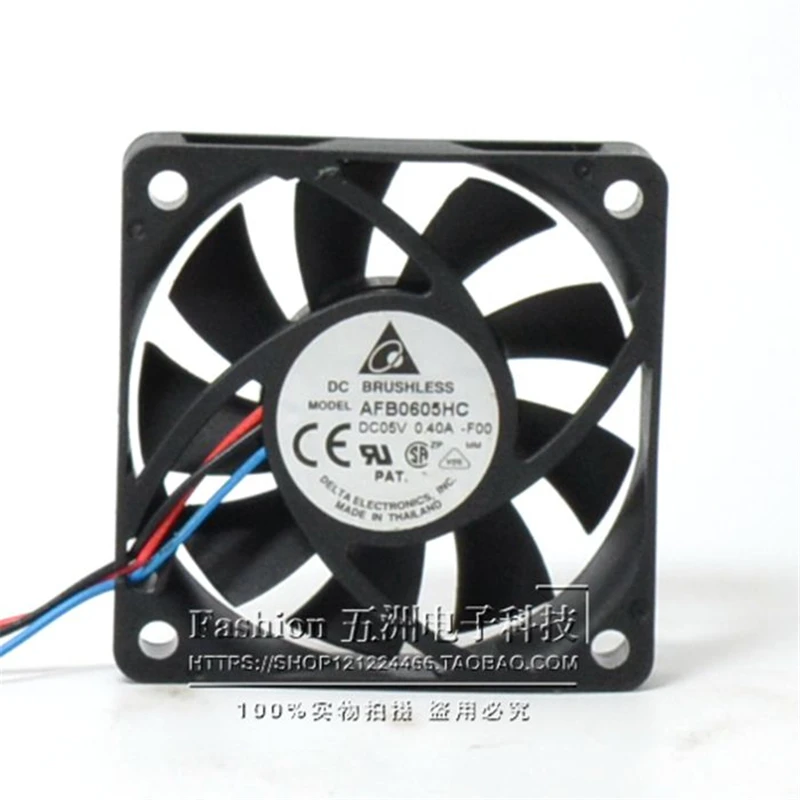 Новый оригинальный AFB0605HC 6013 DC5V 0.40A 6 см чехол gale объемный двойной шар источник питания вентилятор