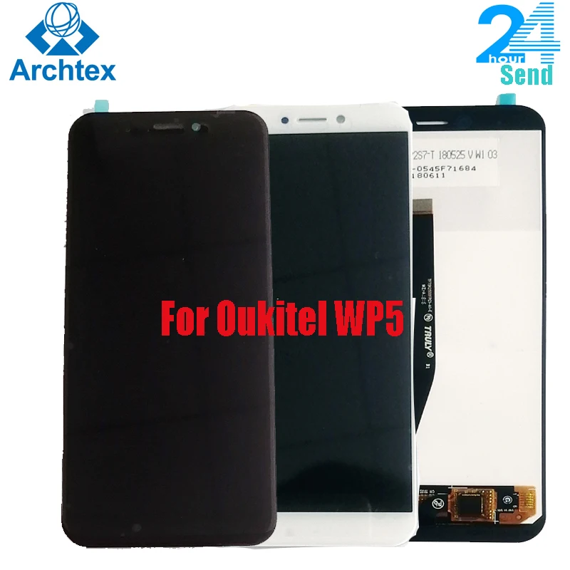 Оригинальный ЖК дисплей Oukitel WP5 кодирующий преобразователь сенсорного экрана в