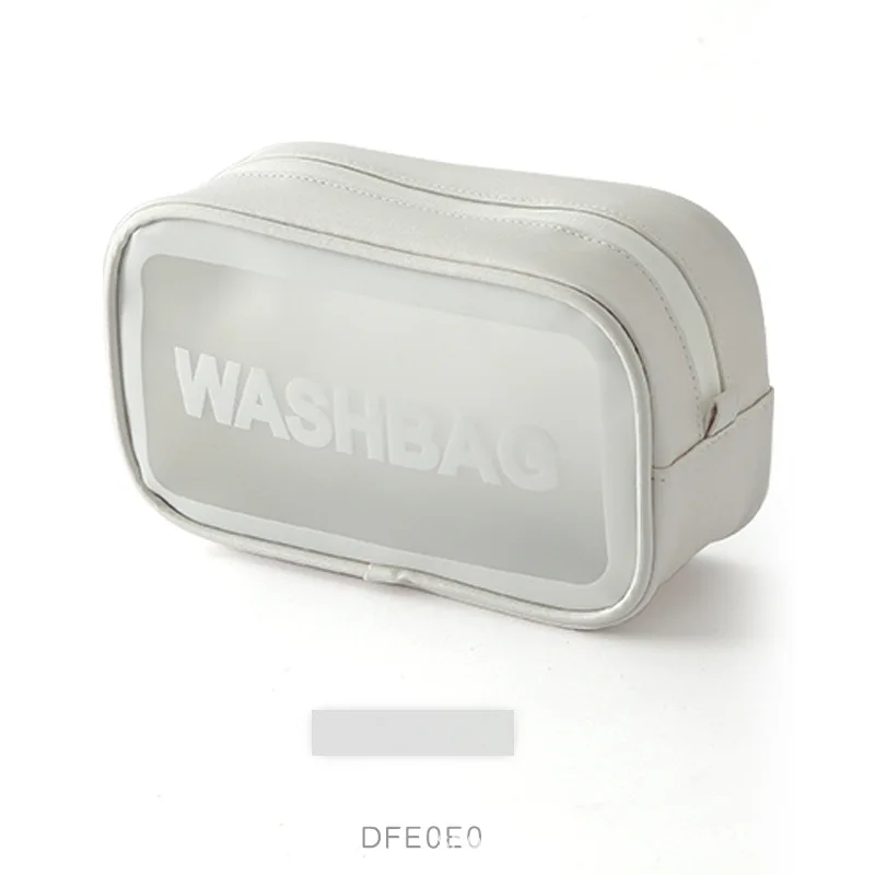 

Waterproof Cosmetic Bag Ladies Portable Transparent Large-capacity Korean Simple Jelly Bag Travel Toiletry Bag Storage Bag