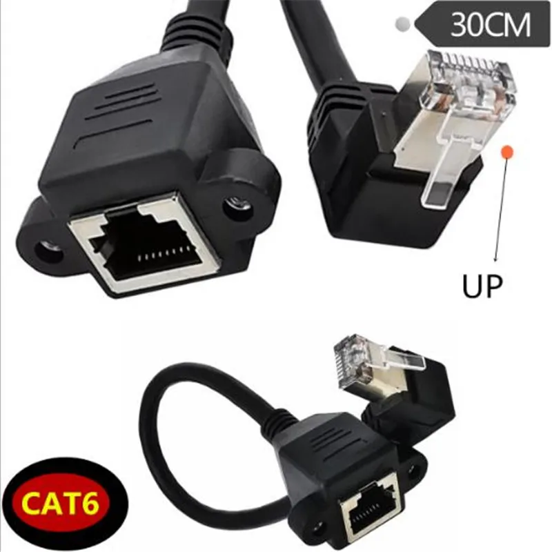 Удлинительный кабель с винтами для локальной сети и Ethernet-сети 8P8C FTP STP UTP Cat5 6 RJ45 -