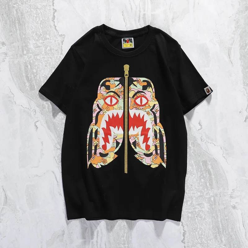 

Bappe White CasuaLoose Short Sleeve T-shirt Oversized T Shirt Graphic Graphic T Shirts