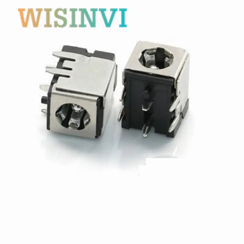 20 шт./лот DC 007B розетка для ноутбука с позолоченным стальным кронштейном медным