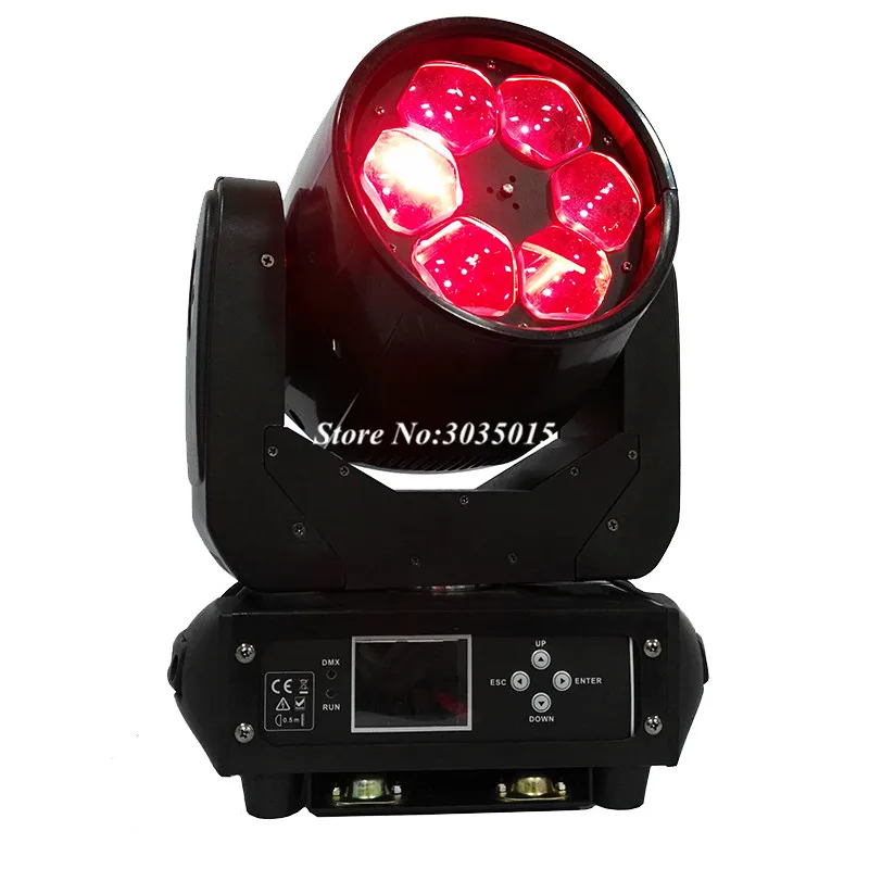 4 pcs/lot 6x40W LED Mini Bee Eye RGBW 4in1 Moving Head Light Zoom Washer with 10/17 DMX Channel | Освещение