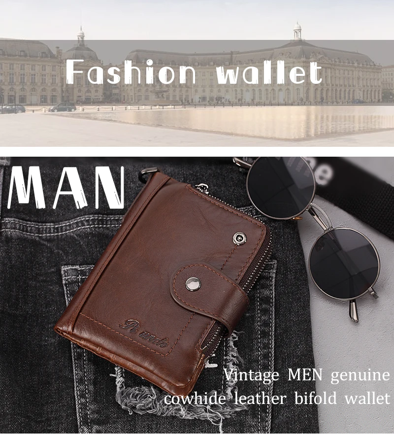 Брендовые мужские кошельки PIUNCLE, Rfid, Ретро стиль, кожа, мягкая, двойная молния, маленький держатель для денег, короткий, тонкий, для монет, желтый кошелек, тонкий мешочек