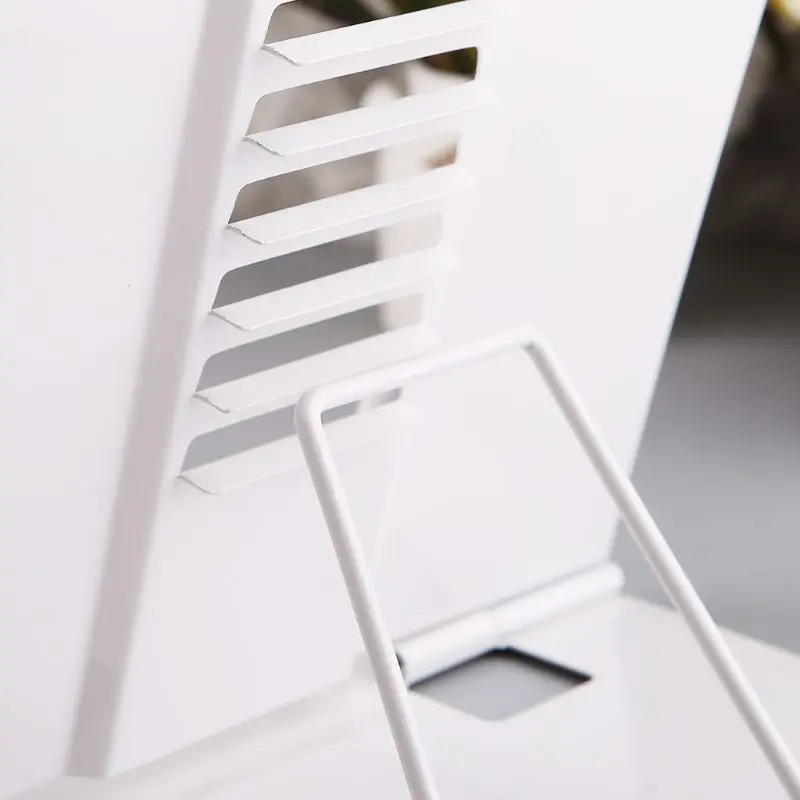 

Portable Metal Adjustable Reading Book Holder Support Document Shelf Bookstand