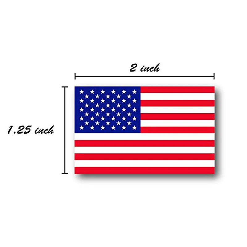 250Pcs American US Flag Stickers Patriotic Sticker Seal Envelope Card Scrapbooking for Decoration Labels Bullet Journal Sports | Канцтовары