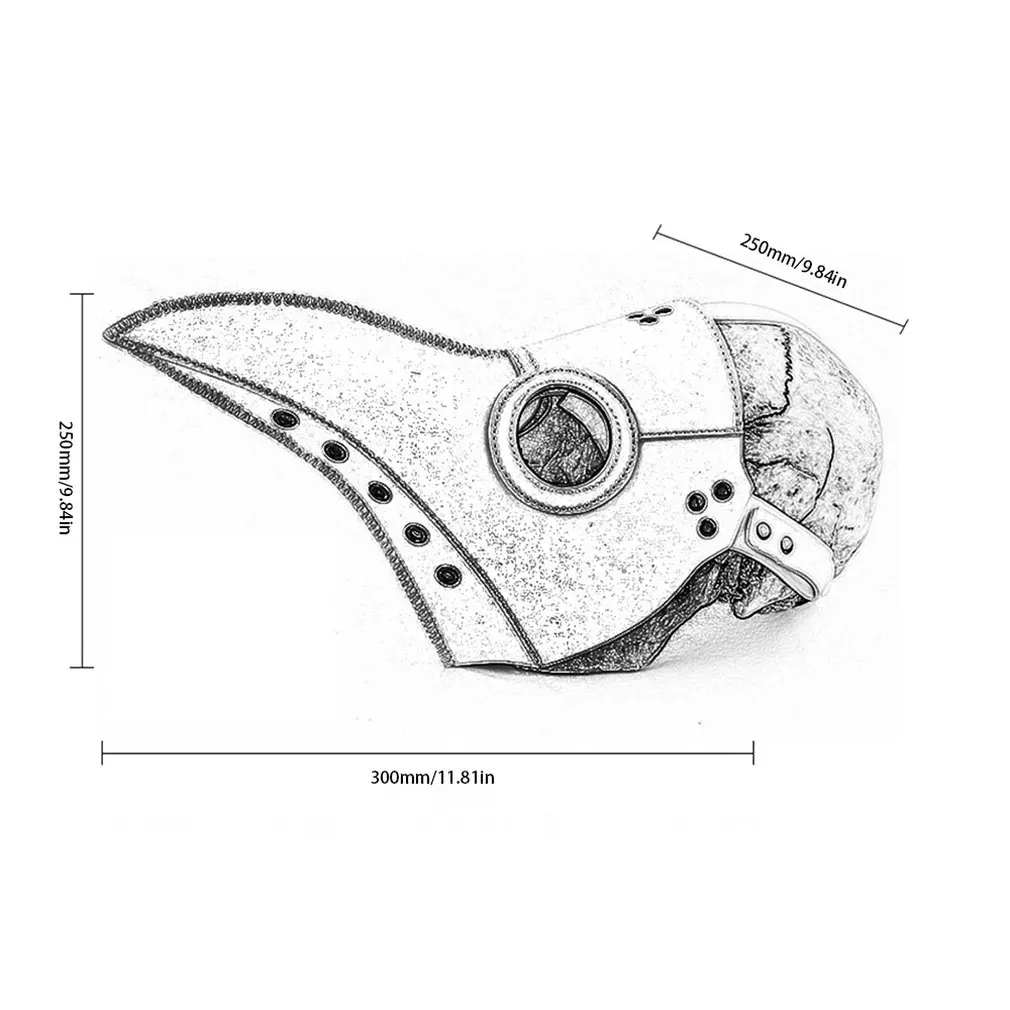 

Personality Fashion Halloween Europe And America Plague Bird Mask Ball Mask Holiday Party Supplies Cosplay Props