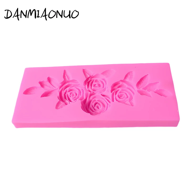 Кухонная Форма для маффинов розы инструменты украшения тортов силиконовые