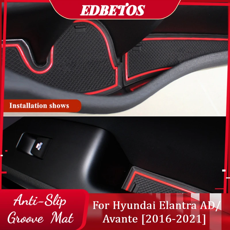 Коврики Elantra AD/Avante для дверей и ворот коврики 2016-2021 Hyundai подкладки центральной