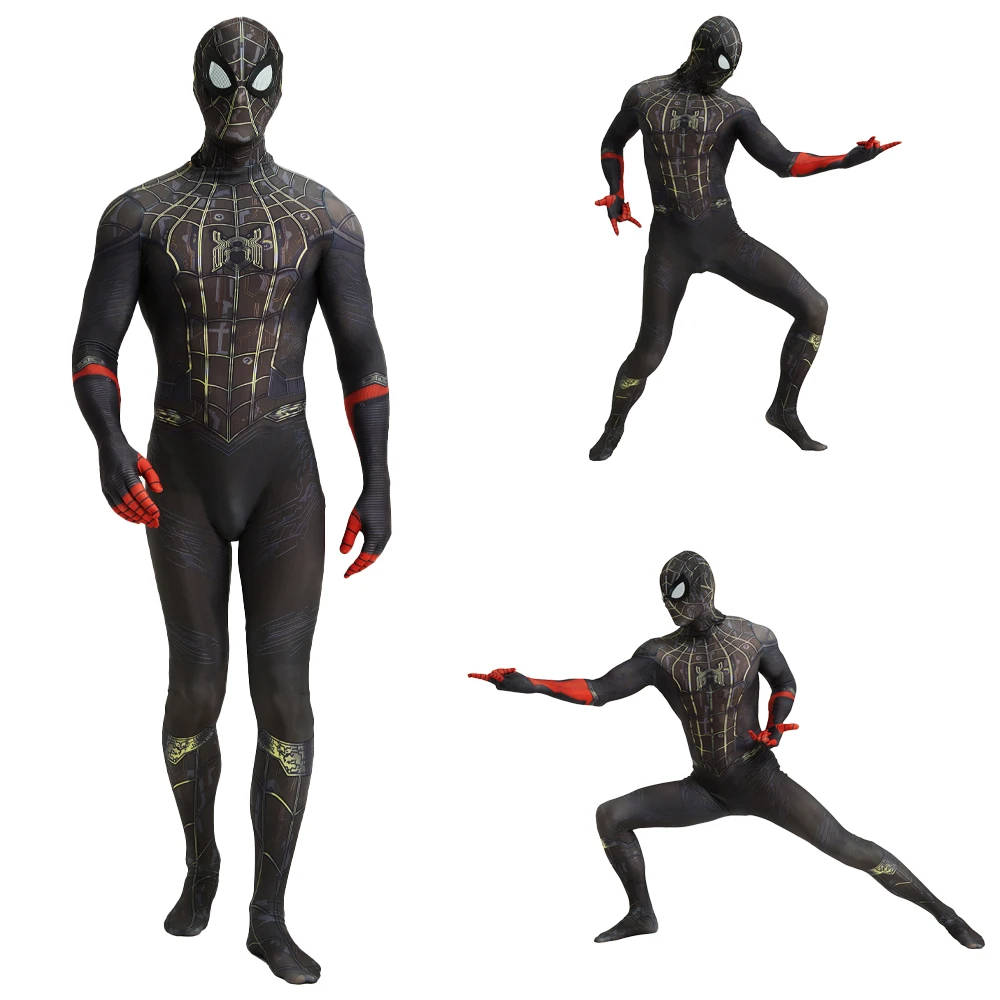 

Spider Boy No Way Home Cosplay Costumes 3D Print Adult Kids Jumpsuits Party Cosplay Bodysuit Halloween Costumes for Men