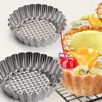 20 pieces mini stainless steel muffin tart stainless steel egg tart mold egg tart mold non stick aluminum muffins