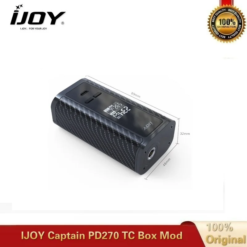 Боксмод IJOY Captain PD270 TC 234 Вт подходит для Vape Tank испаритель электронная сигарета VS Gen