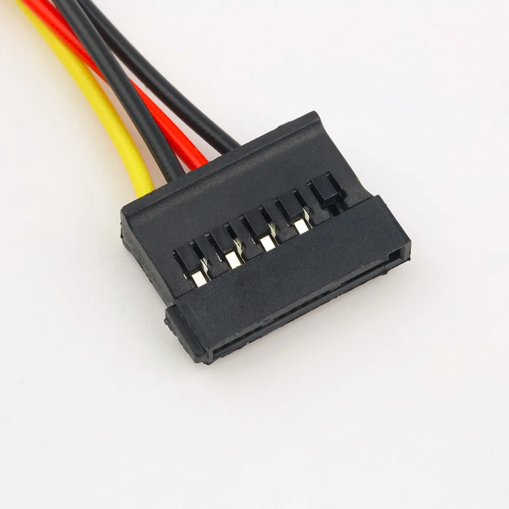 1 шт. Serial ATA SATA 4 Pin IDE Molex до 2 из 15 HDD кабель адаптера питания горячий по всему миру -