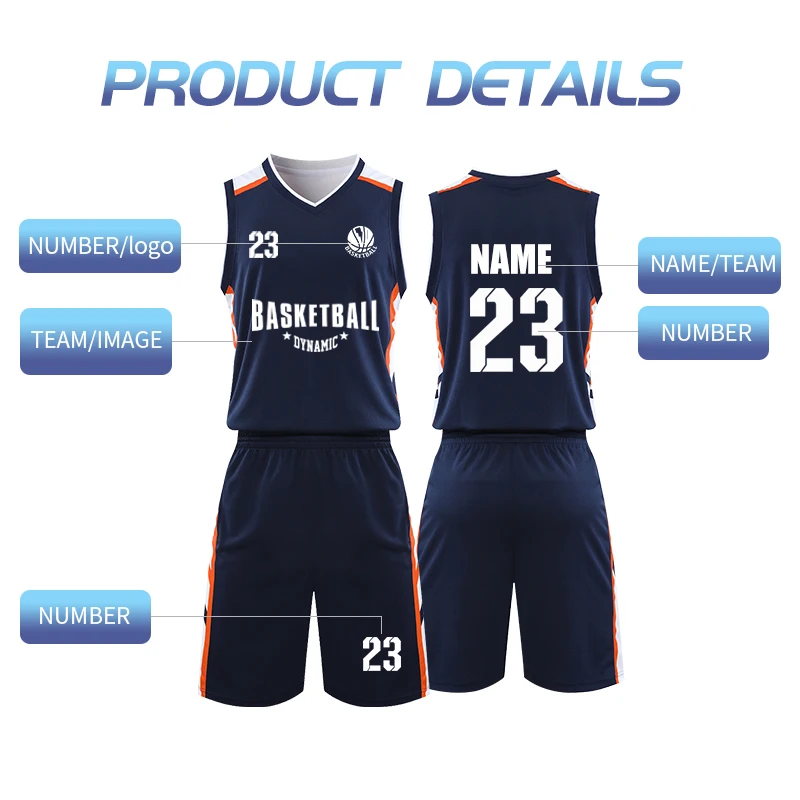 Мужские баскетбольные Джерси дышащие комплекты баскетбольной формы