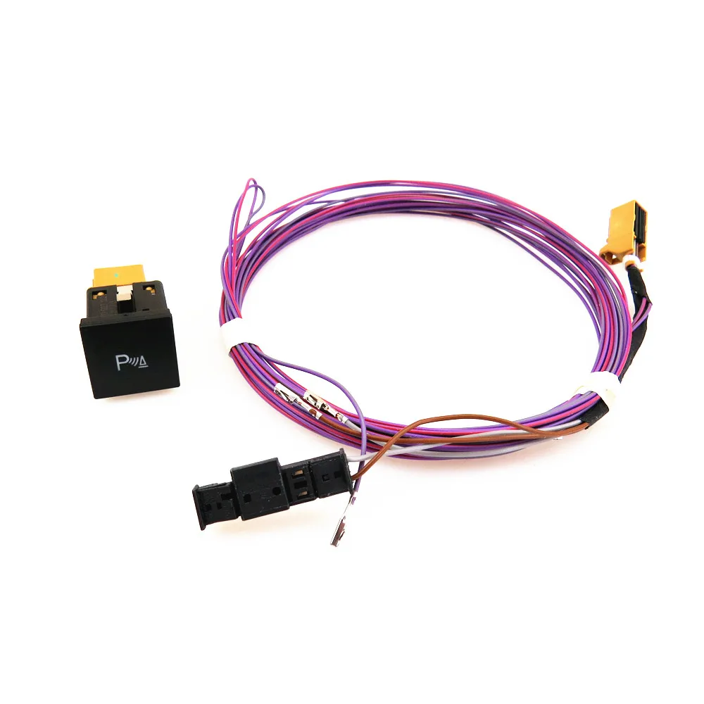 Вспомогательная кнопка переключателя RWSYPL OPS для парковки + штекер жгута кабеля Golf