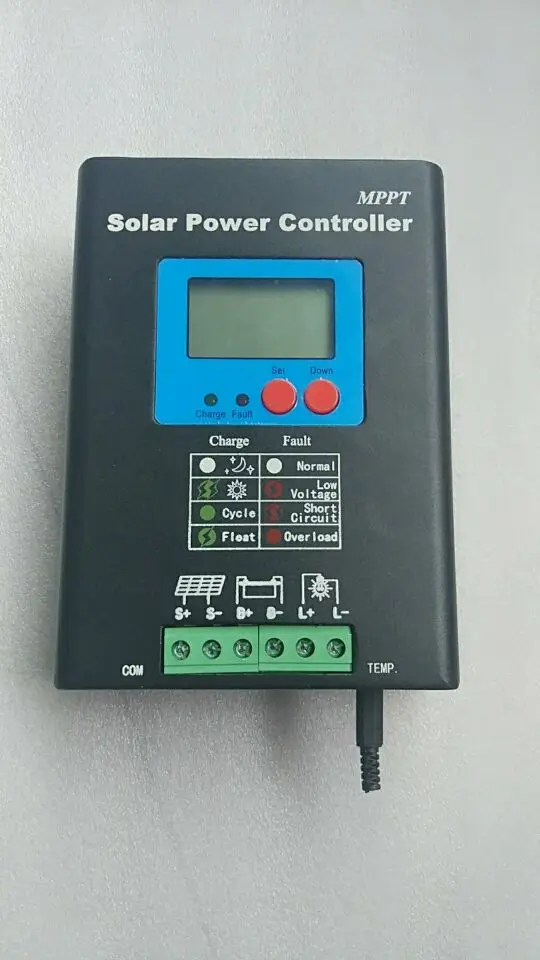 

MPPT Solar Controller 40A Photovoltaic Charger 12v2v 40A Full Intelligent Identification