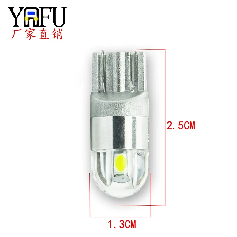 Алюминий боковая лампа T10 3030 2smd высокая яркость светодиодный для чтения