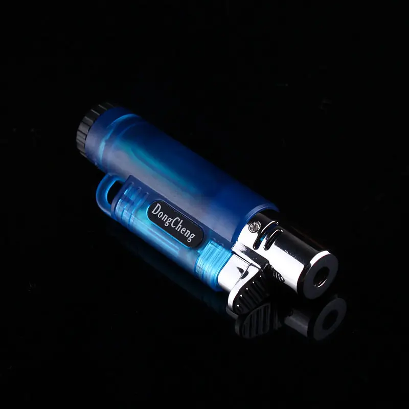 

Windproof Gas Lighter Torch Butane Portable Cigarette Lighter Smoking Small Spray Gun Cigar Kitchen Outdoor Lgnition Blue Flame