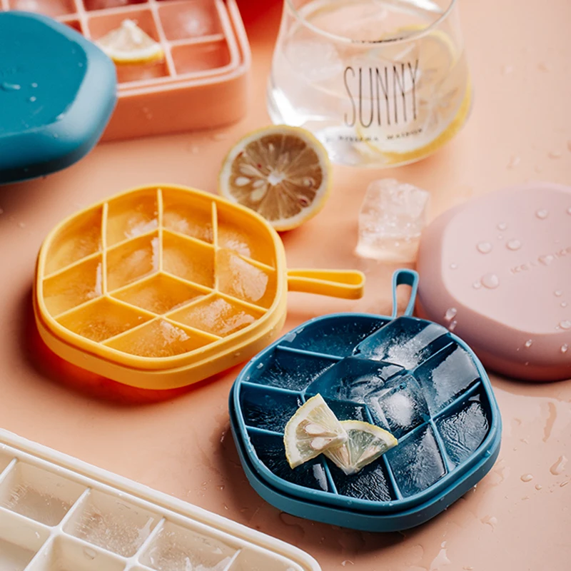 Новый креативный кухонный летний шестиугольный Силиконовый поднос для льда