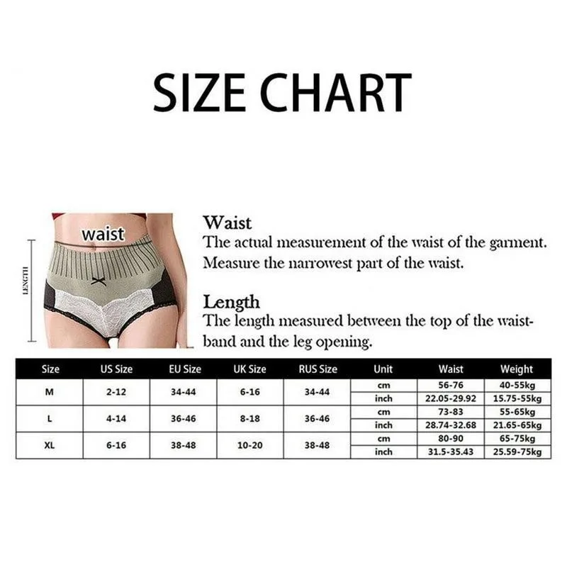 

Women Sexy High Waist Underwear Soft Elastic Lace Briefs Body Ladies Lift Cotton Shaping Underwear Briefs Panties Pure Lace T3Z5