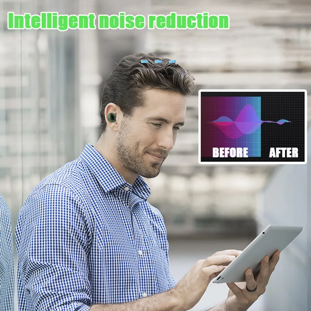 

C5S-J Wireless Bluetooth Earphone Headset 5.0 Headphones Sport Mini Earbuds Earphone For xiaomi For iphone