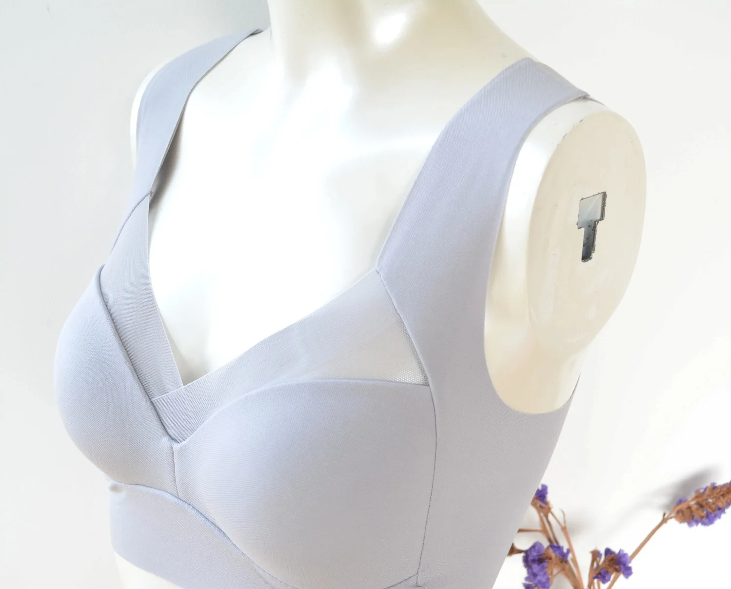 

ATHVOTAR Women Seamless Underwear Sexy Lace Mesh Brassiere Comfortable Wireless One-Piece Bras Bra Tops Sports Push Up Bra