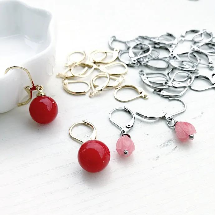 

10Pcs The Latest French Ear Hook Earrings Hand Stainless Steel Stainless Steel Jewelry Accessories