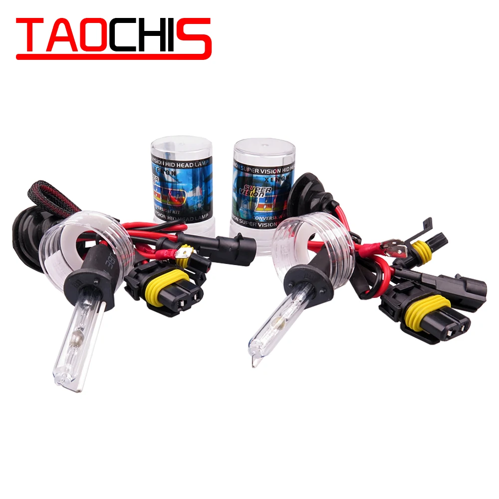 Taochis 12V 35W H1 HID Ксеноновые лампы Замена автомобильных фар Противотуманные фары для мотоцикла