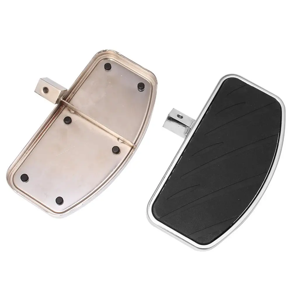 Пара черных переднее сиденье мотоцикла драйвер подножки кафе гонщик подходят