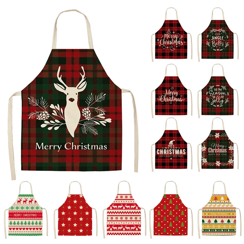 

Santa Claus Elk Apron Merry Christmas Decoration For Home Ornament Christmas 2020 Navidad Noel Xmas Gifts Cristmas New Year 2021