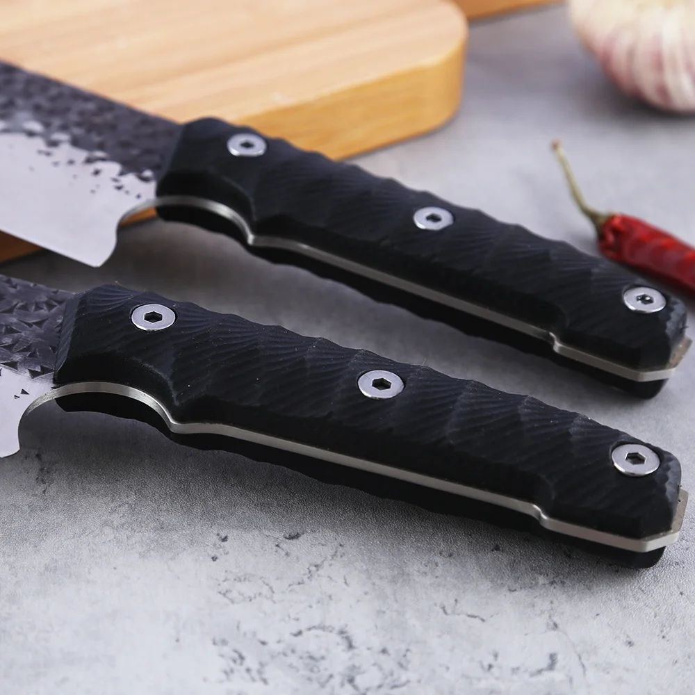 Кованый нож 5 7 8 дюйма кухонный шеф-нож мясника универсальные ножи для нарезки