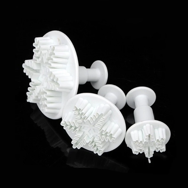 

Silicone Cake Mold DIY Baking Tool Fondant Cake Decoration Simulation Snowflake Handicraft Chocolate Biscuits Cake Baking Tools